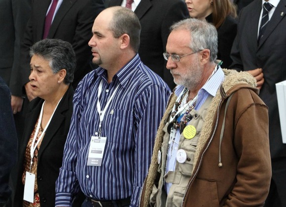 Los activistas Julián Lebaron y Francisco Sicilia, dos voces de la sociedad civil. Notimex