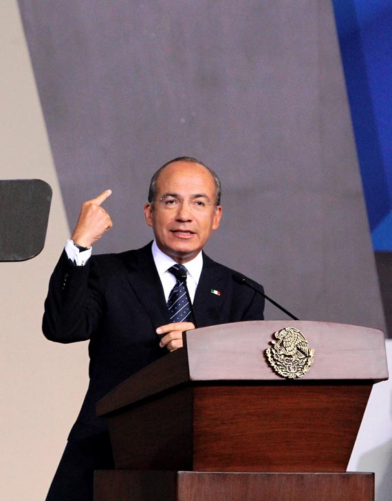 El ex Presiente Felipe Calderón Hinojosa. Foto: Cuartoscuro