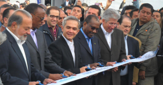 La inauguración. Foto: Twitter @Telcel