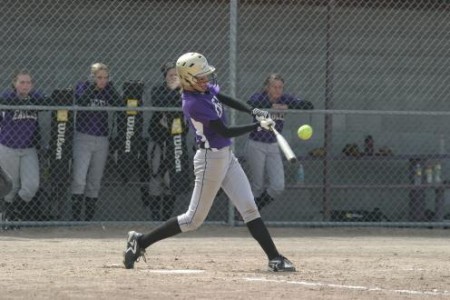 Thompson tiene el récord de cuadrangulares de la escuela en una temporada: 23.  Foto: softballshowcase.