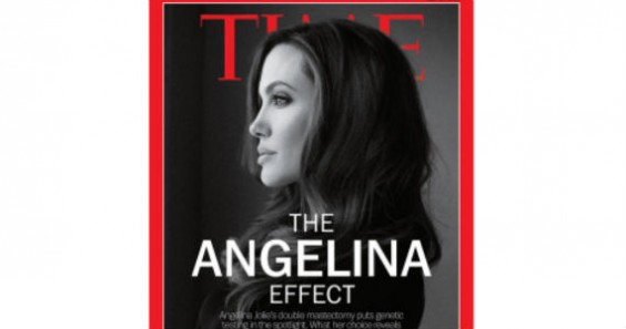 Angelina En La Portada De La Revista Time