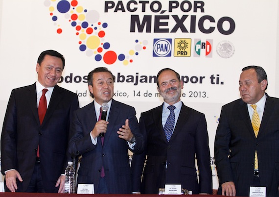 El PAN, junto con el PRI y PRD firmaron el fallido Pact por México. Foto: Cuartoscuro