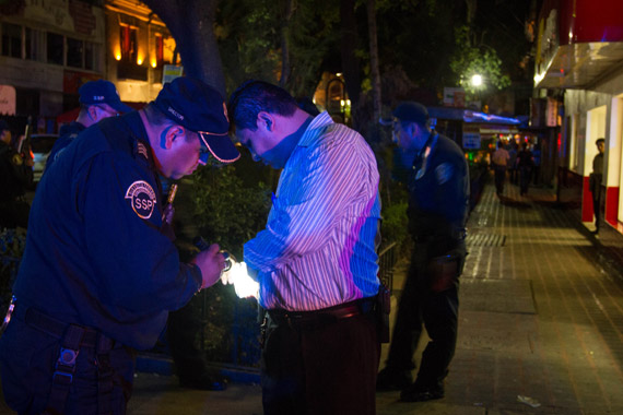 Operativos de seguridad que llegaron tras la desaparición de los 12 jóvenes. Foto: Cuartoscuro