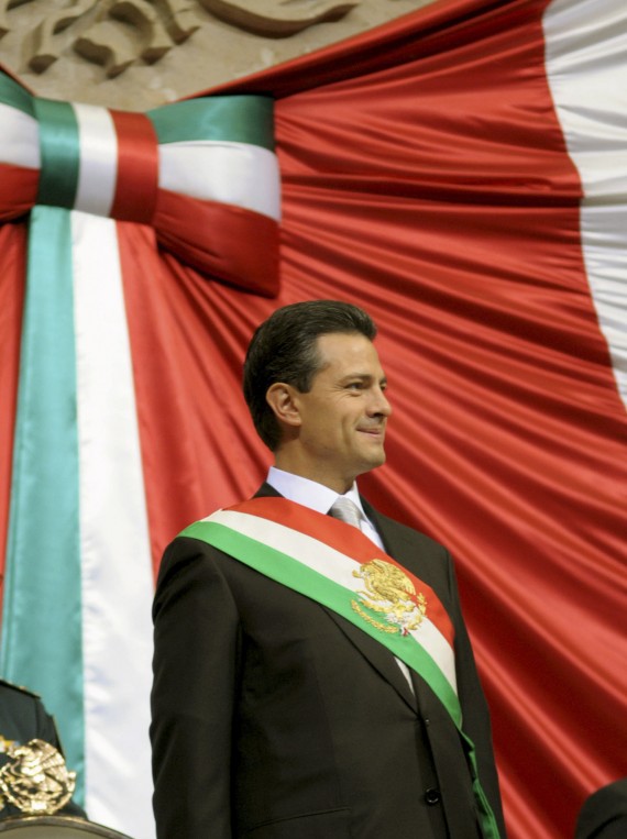 Toma de protesta de Enrique Peña Nieto, el 1 de diciembre de 2012. Foto: Cuartoscuro