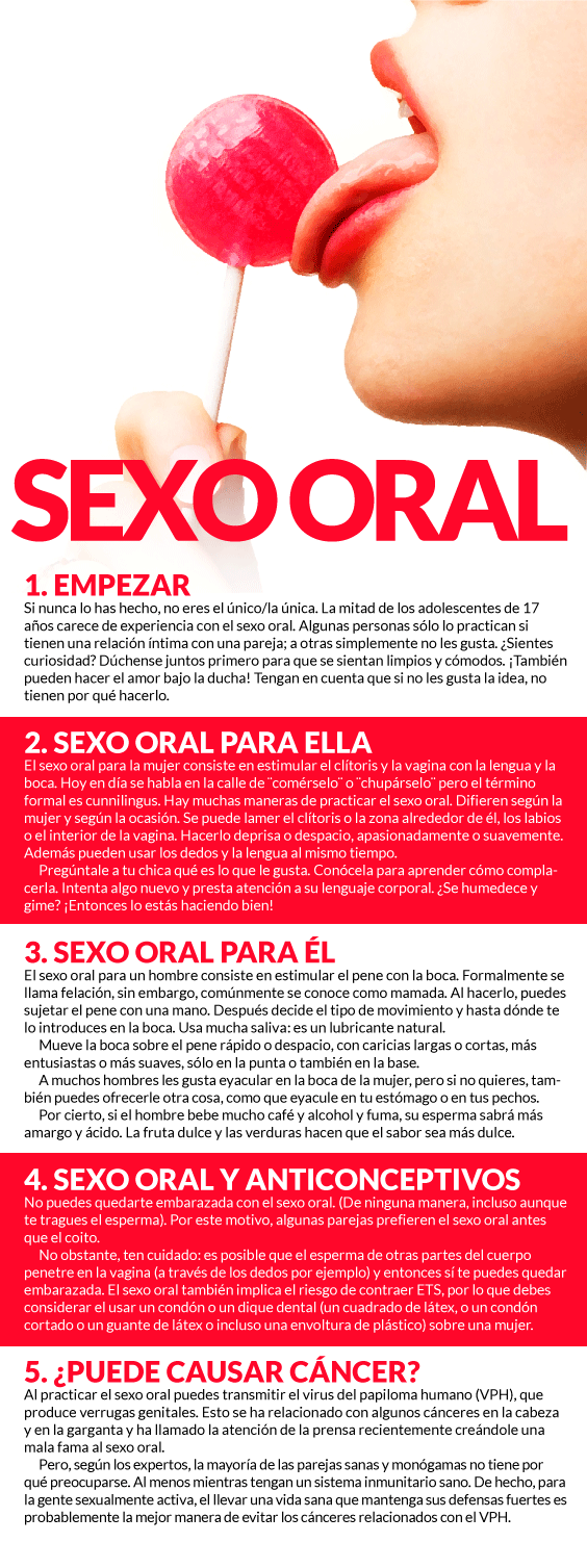 Cinco Datos BÁsicos Sobre El Sexo Oral Sinembargo Mx 3889