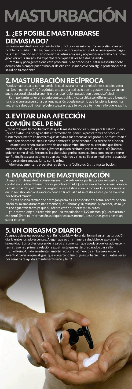 Cinco Datos Sobre La MasturbaciÓn Sinembargo Mx 5865