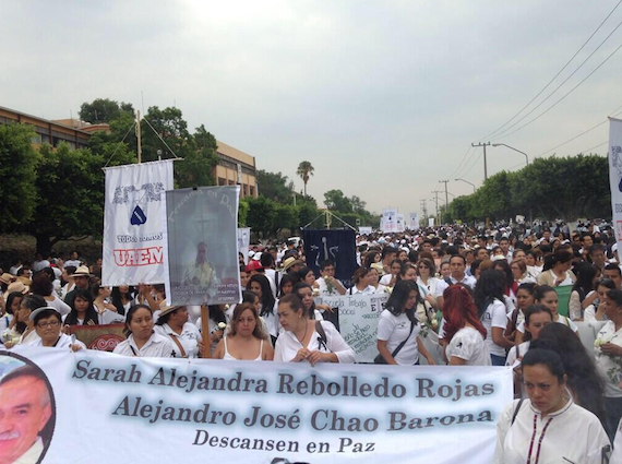 Marcha Contra La Inseguridad En Morelos Foto Twitter Vía jorgeamartinezo