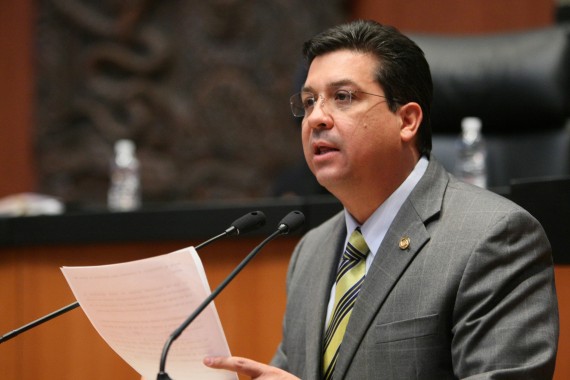 Senador panista Francisco García Cabeza de Vaca fue víctima de la violencia en Tamaulipas.  Foto: Cuartoscuro