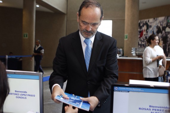 El presidente Nacional del PAN, Gustavo Madero ayer durante la integración de la Comisión Permanente. Foto: Francisco Cañedo, SinEmbargo