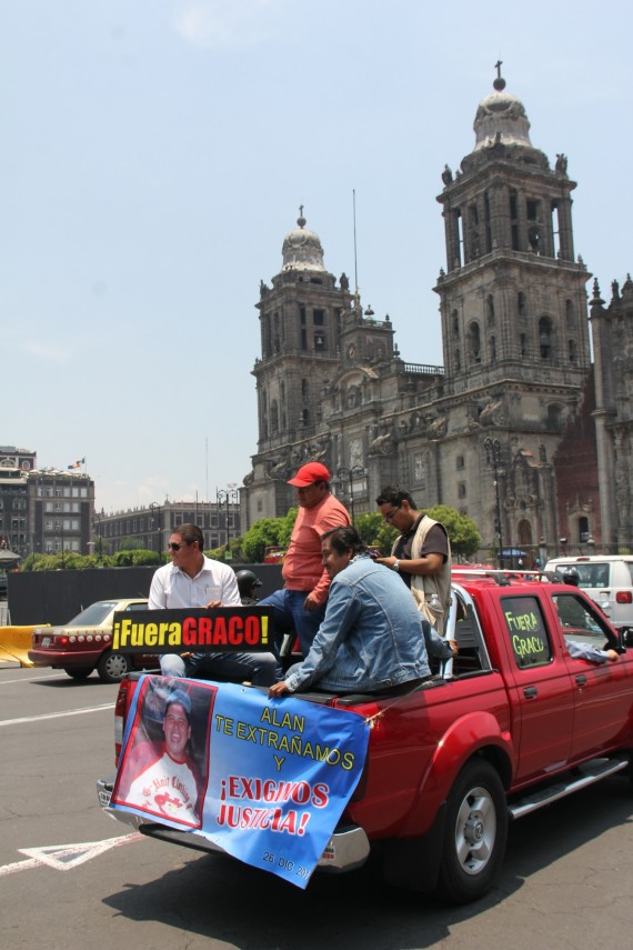 Caravana De Morelos En La En El Df Para Exigir a Epn Seguridad Foto Francisco Cañedo Sinembargo