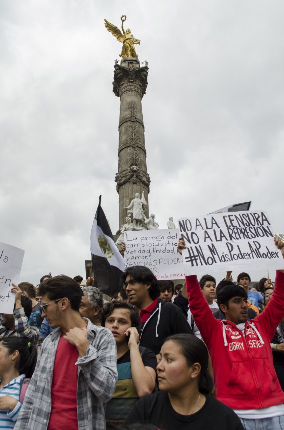 Marcha Contra La Reforma De Telecomunicaciones Foto Cuartoscuro