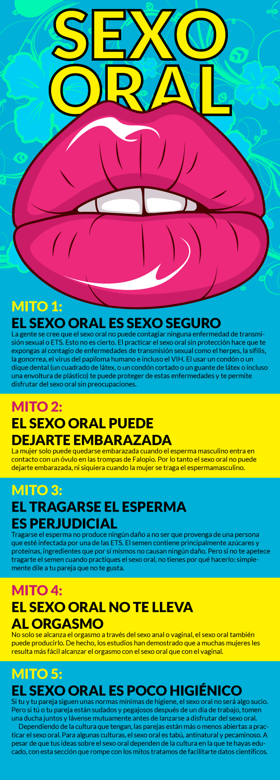 Rompiendo Mitos Sobre El Sexo Oral Sinembargo Mx