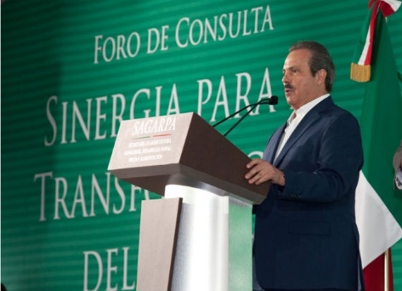 El Secretario De Agricultura Enrique Martínez Y Martínez Durante Primer Foro Nacional De Consulta sinergia Para La Transformación Del Campo Foto Sagarpa