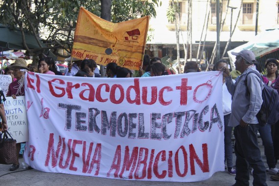 Protesta gaseoducto morelos