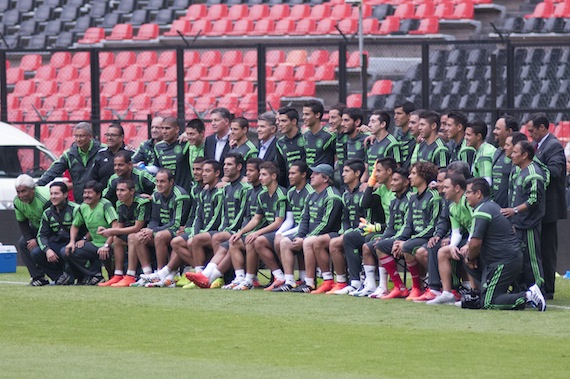 La Selección durante sus entrenamientos / Fotografía: Cuartoscuro