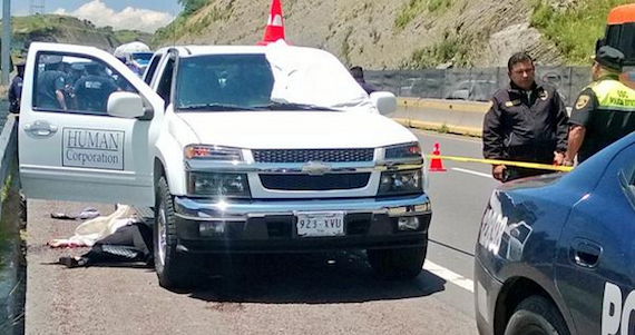 Sujetos armados ejecutaron a tres en Atizapán de Zaragoza, el pasado lunes 21 de julio. Foto: Twitter