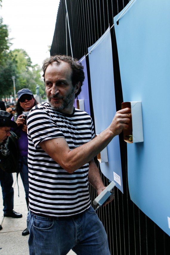 "Si no me alineo también me va a tocar a mí", dice el actor Daniel Giménez Cacho. Foto: Francisco Cañedo, SinEmbargo