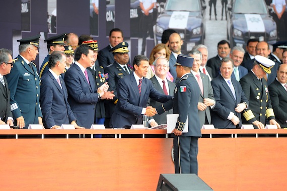 La Gendarmería Nacional, el nuevo cuerpo de seguridad que lanzó el Presidente Enrique Peña Nieto llegó tarde. Foto: Francisco Cañedo, SinEmbargo.