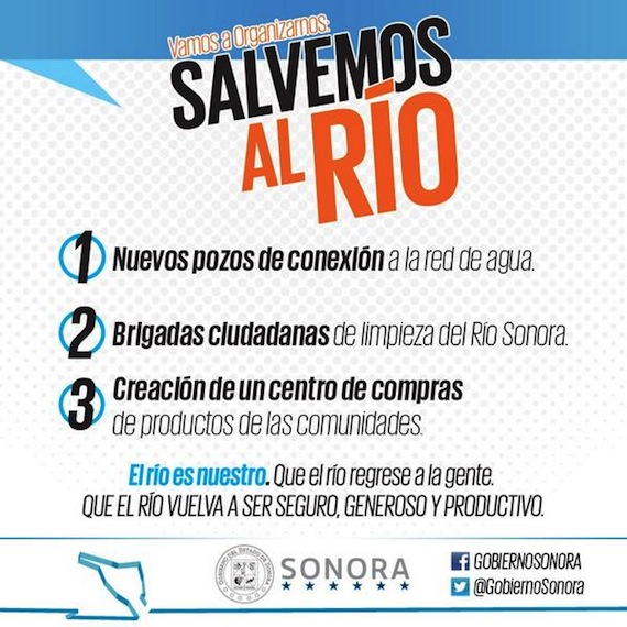 Acciones para que "Salvemos al río" Foto vía Twitter: @guillermopadres