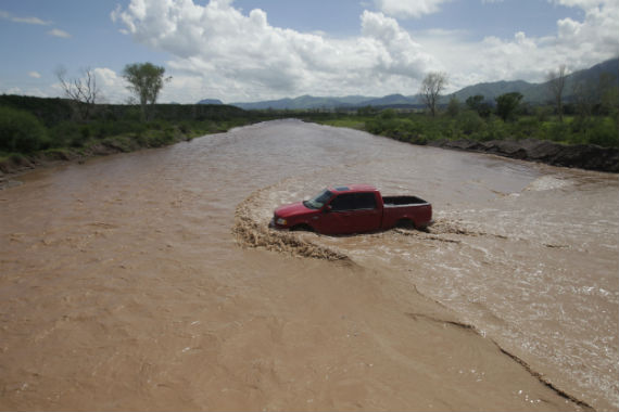 Estado actual del Río Sonora. Foto: Cuartoscuro