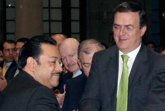 Héctor Serrano Y El Ex Jefe De Gobierno Marcelo Ebrard Foto Cuartoscuro