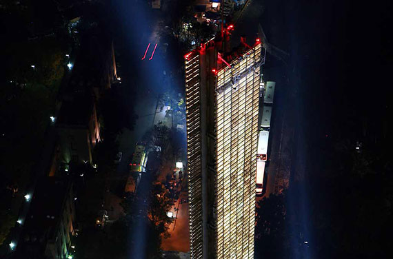 La Estela de Luz en la Ciudad de México.