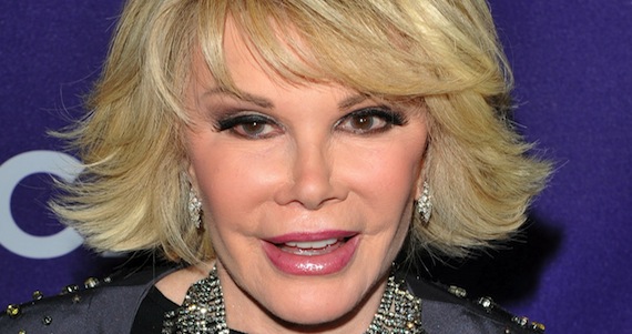 La actriz, presentadora y humorista estadounidense Joan Rivers. Foto: EFE