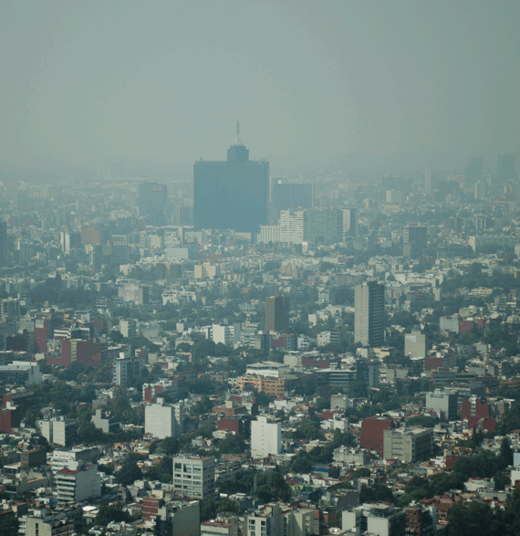 Panorámica de la ciudad de México en mayo de este año. Foto: Cuartoscuro