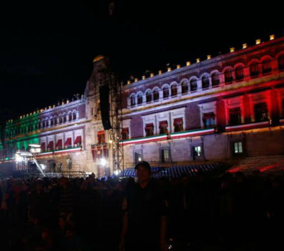 La noche de este lunes. Foto: Antonio Cruz, SinEmbargo