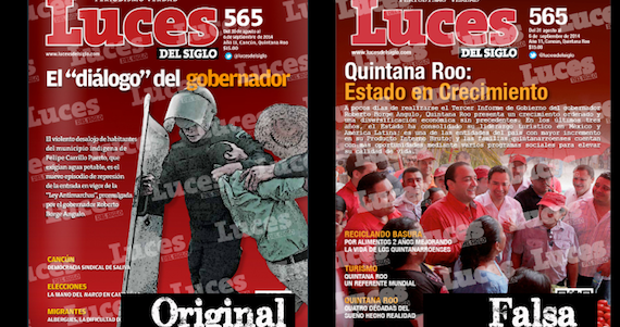 En tres años, al revista ha sido clonada en 35 ocasiones: cinco de manera impresa y 30 de forma digital. Foto: Artículo 19.