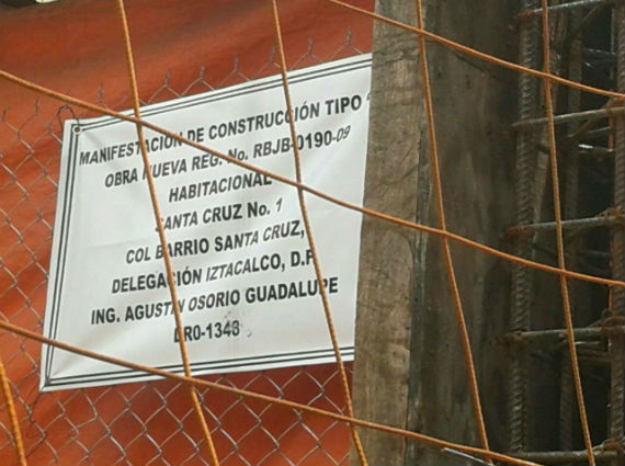 Vecinos Identificaron Que La Manifestación De Obra Habia Sido Expedida En La Delegación Benito Juárez Foto Especial