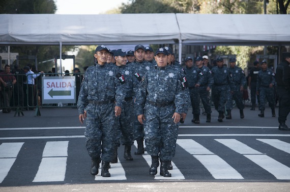 La Gendarmería Nacional es uno de los nuevos instrumentos del gobierno federal para reforzar la seguridad. Foto: Cuartoscuro 