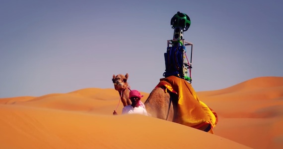 Un Triciclo Equipado Con Un Sistema De Cámaras Es Lo Que Comúnmente Se Usa Para El Street View Que Permite Obtener Imágenes Automáticamente Mientras El Usuario Pedalea Raffia Va Guiado Por Un Hombre Hindú Foto Google