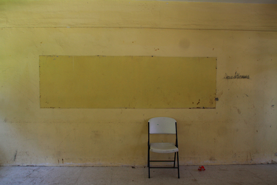 En uno de los edificios están las aulas de primero. Foto: Antonio Cruz, SinEmbargo.