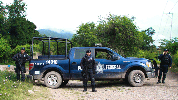 Retén de la policía. Antonio Cruz, SinEmbargo