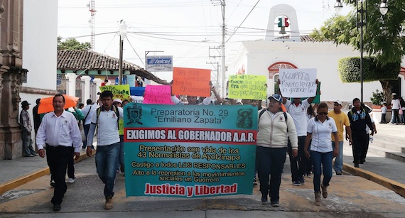 Tixtla, Guerrero. Foto: Caravana al Sur