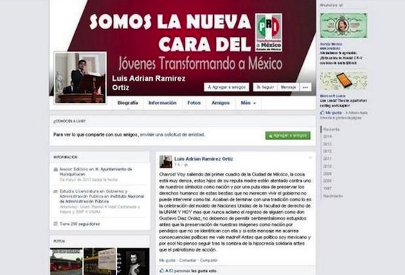 Las declaraciones de Ramírez Ortiz son ampliamente difundidas en las redes sociales y en algunos medios de comunicación. Foto: Facebook.