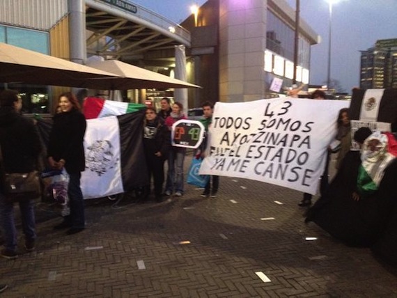 Los inconformes dijeron que portarán pañuelos negros en el partido amistoso de fútbol entre la selección nacional y la "naranja". Foto: Twitter vía @monteszesatti.