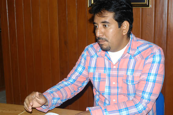 Oscar González León, alumno de la maestría en Ciencias de la Tierra en el Instituto de Geología de la UNAM.