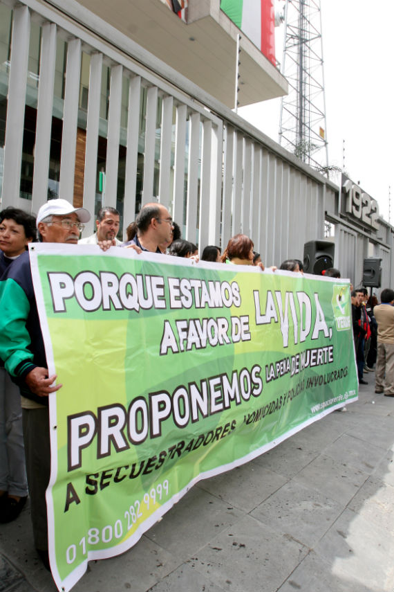 El PVEM ganó escaños con una mentira: Pena de muerte para secuestradores. Foto: Cuartoscuro