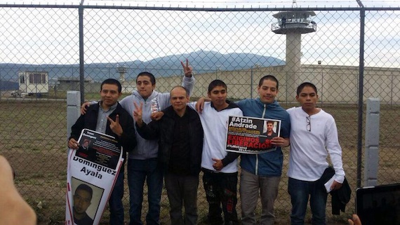 Siete de los ocho presos que se encontraban en un penal de Veracruz, salieron esta tarde. Foto: @cauceac