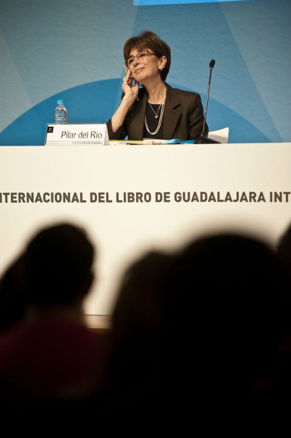 La periodista participó también del homenaje a Gabriel García Márquez en la FIL. Foto: FIL