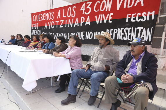 Integrantes Del Frente De Pueblos En Defensa De La Tierra fpdt En Conferencia De Prensa Foto Cuartoscuro