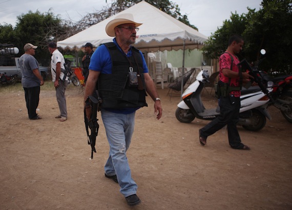 Hipólito Mora fundador de las autodefensas en La Ruana. Foto: Cuartoscuro 