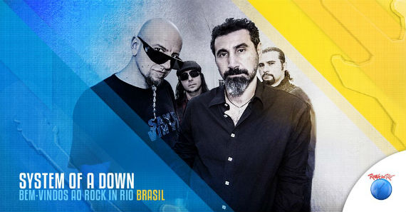 System of a Down, una de las bandas confirmadas para la edición 2015, 30 años de Rock in Rio. Foto: Facebook