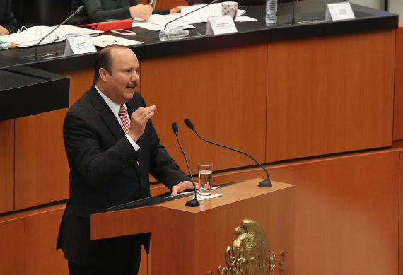 El Gobernador de Chihuahua arremetió contra el Senador Javier Corral y su familia. Foto: Francisco Cañedo, SinEmbargo