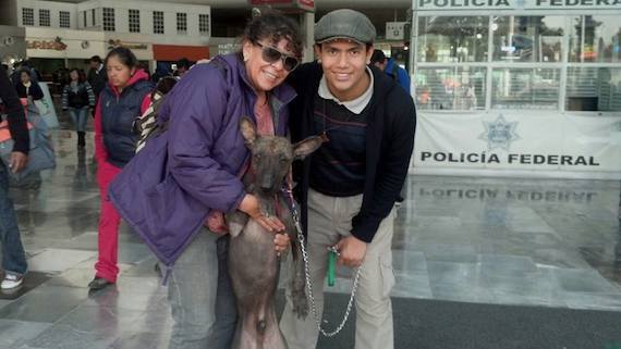 Rafael con su perro Moctezuma, recuerda que  desde pequeño tuvo una afinidad muy grande por los animales y que de niño solía coleccionar animales de plástico. Foto: Cortesía.