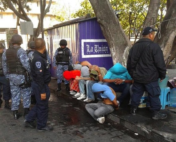 Algunos Detenidos Por El Enfrentamiento Foto reportevialcva