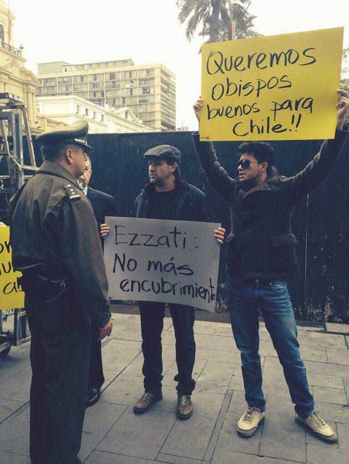 Protesta en Chile. Juan Carlos Cruz Chellew, especial para SinEmbargo