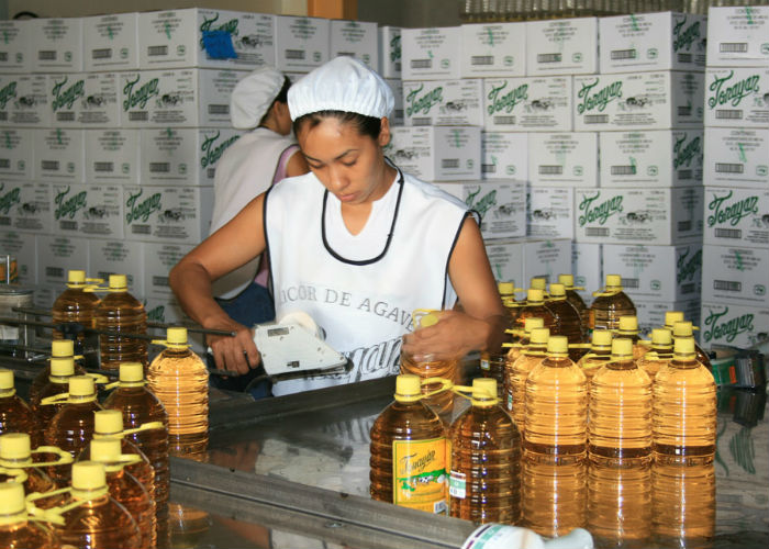 Tonayán por mucho tiempo en su etiquetado se autodenominó como un "licor de agave". Foto: Facebook. 